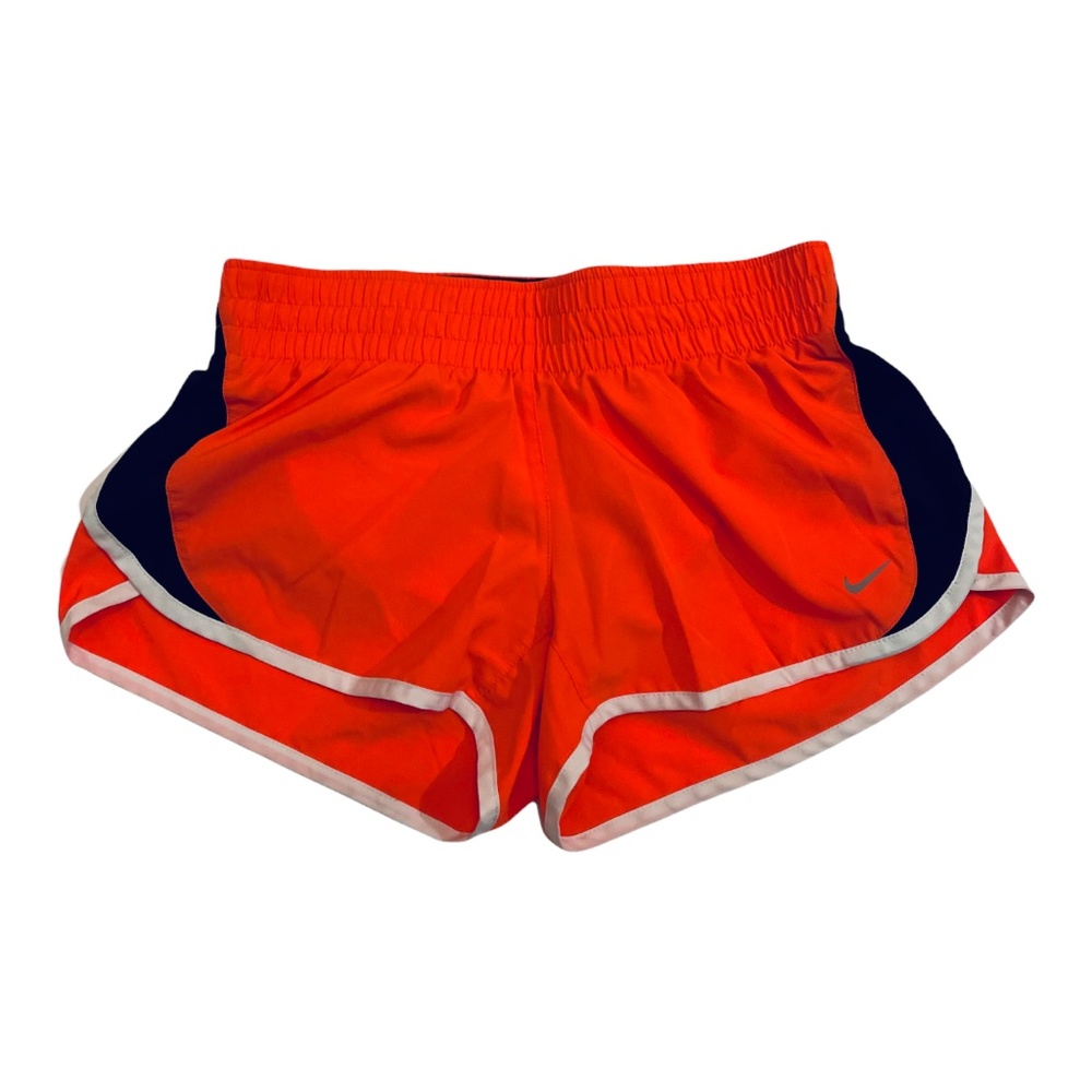 Nike Dri-Fit Bright Orange /Black Running Shorts for Women's Size Small - Picture 1 of 5